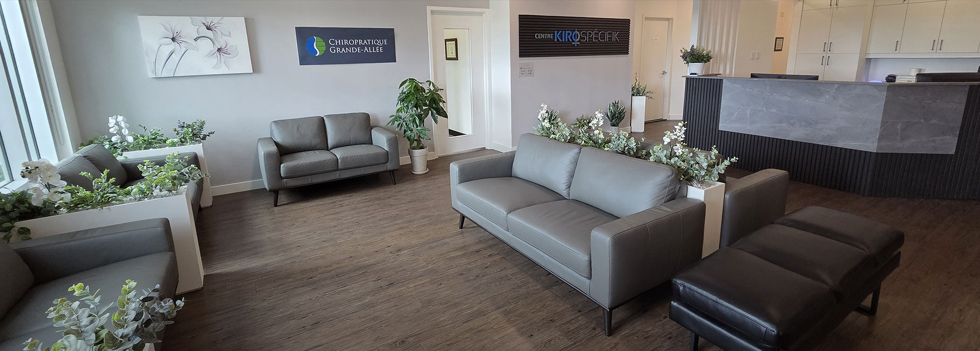 Nouvelle réception de la clinique Chiropratique Grande-Allée à Boisbriand